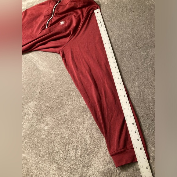 FootJoy 1/4 Zip Pullover Mens Size XL Golf Long Sleeve Activewear Red Logo Nylon - Picture 11 of 11